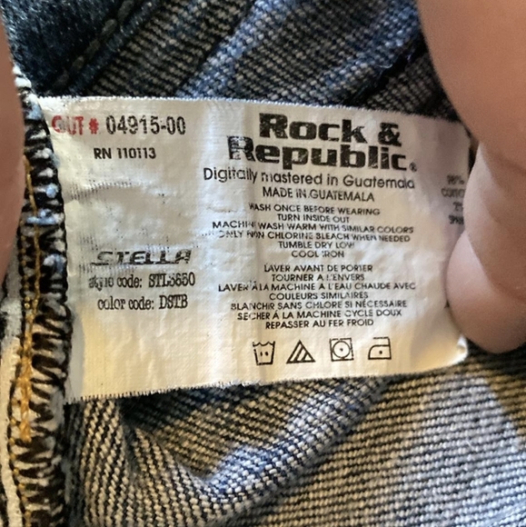 Rock & Republic Stella Flared Bootcut Jeans - Women's Size 27 Cut 04915-00 - Picture 11 of 15